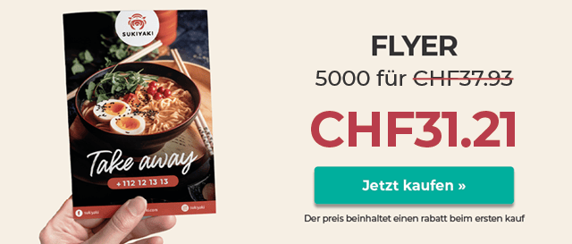 Flyer drucken zum besten Preis.. Tolle Qualität und schnelle Lieferung.