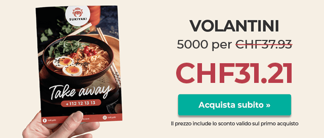 Stampa Volantini al miglior prezzo.. Grande qualità e consegna veloce.